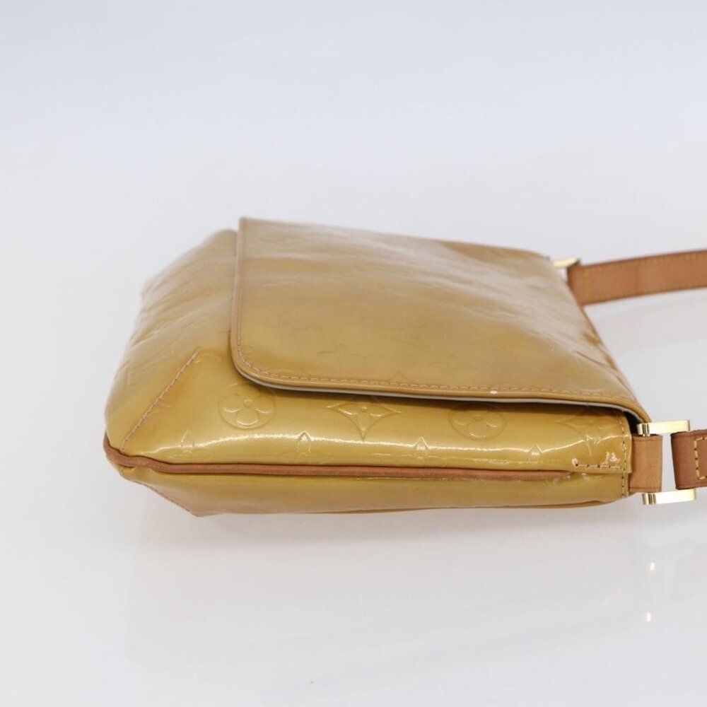 Authentic LOUIS VUITTON Monogram Vernis Thompson Street Bag Beige M91301 LV - Picture 11 of 16